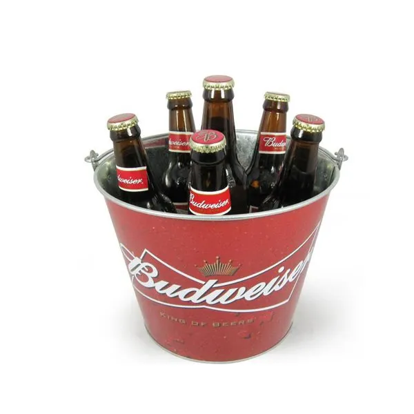 Pozinkované vedro pre nápoje