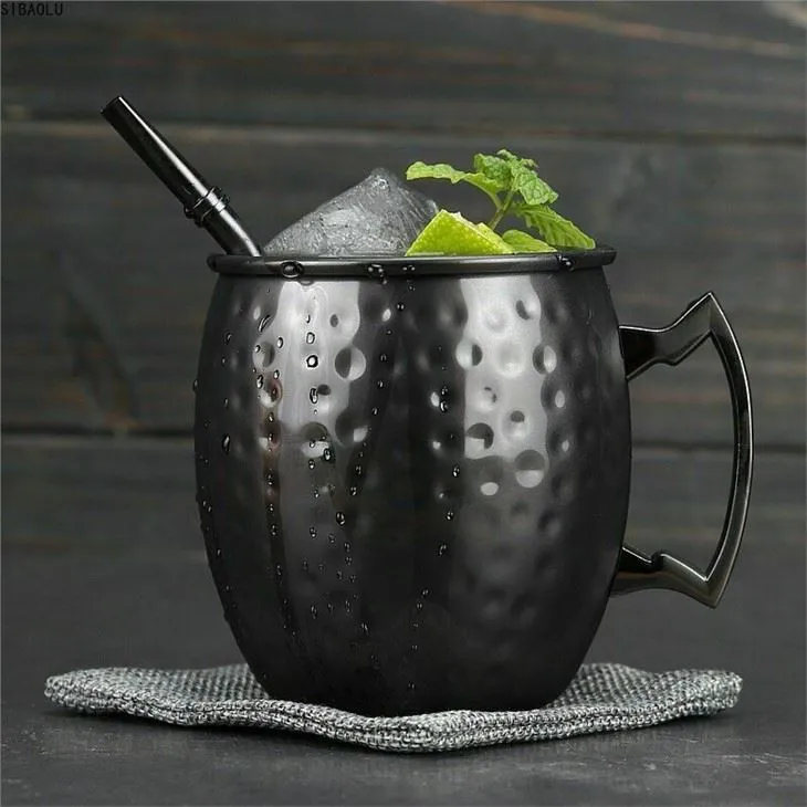 Hrnčeky Matt Black Moskva Mule