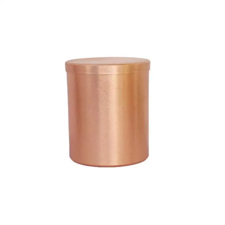 Viacfarebný hliníkový pohár na sviečku