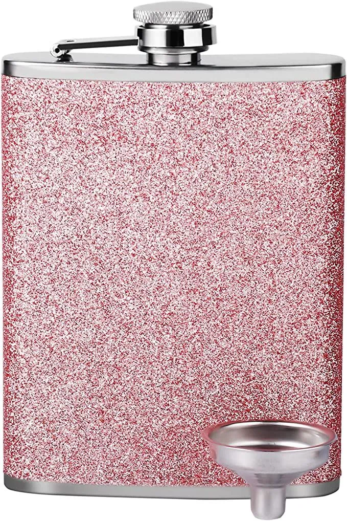 Ružová z nehrdzavejúcej ocele bedrová banka