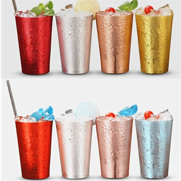 Čisto farebné hliníkové poháre