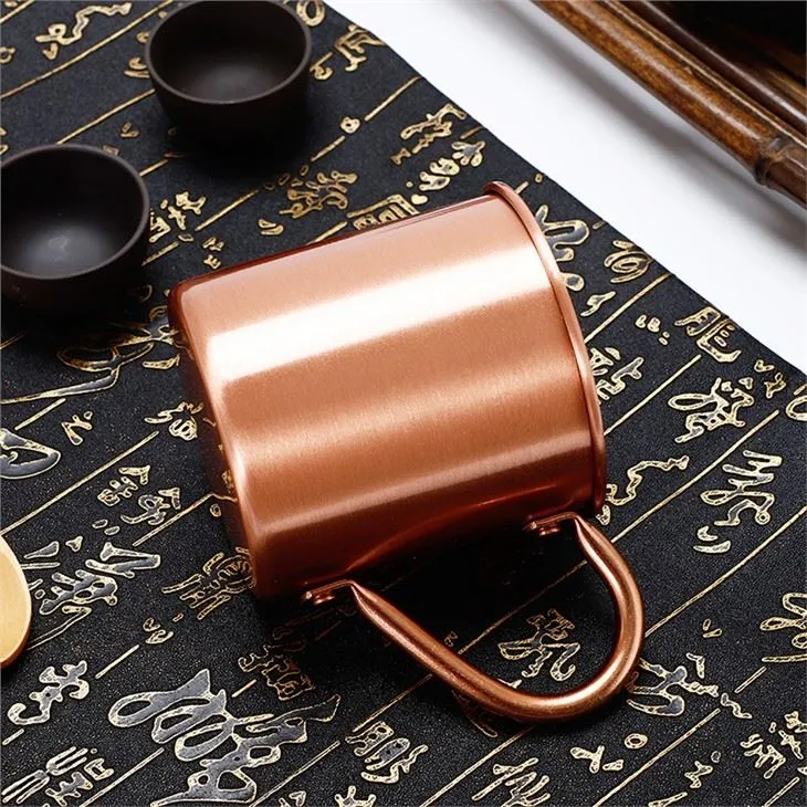 Ružové zlato pekný starý hrnček moskvy