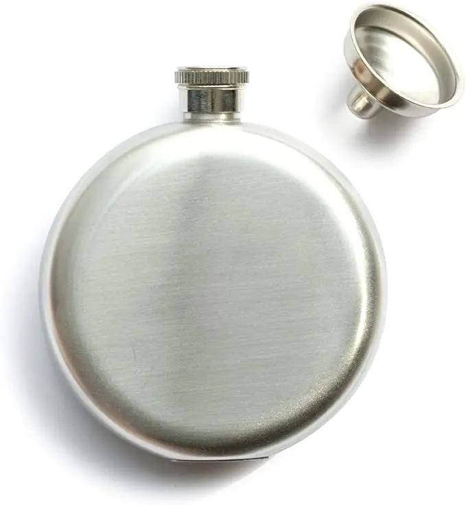 Okrúhla z nehrdzavejúcej ocele bedrová banka