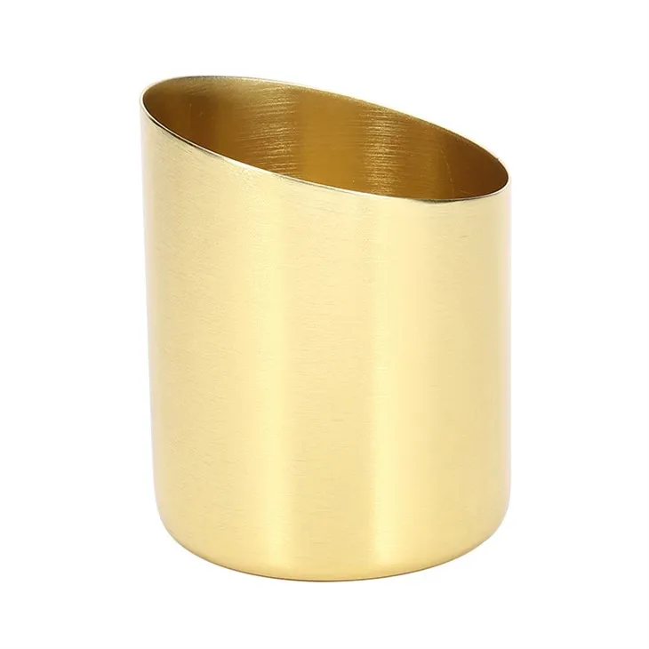 Šikmý hliníkový pohár na vosk