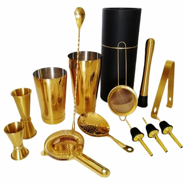 Zlatý Boston Shaker